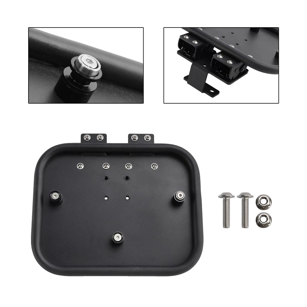 Luggage Rack Side Saddle Bag Mount Bracket Black For Honda Ct125 Huntercub 20-24