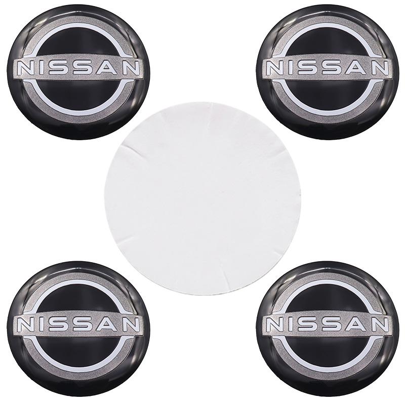 Nissan 54mm 56mm 60mm 65mm Car Wheel Emblem Wheel Center Hub Cap Auto Rim Refit Dust-proof Badge Covers Sticker Accessories