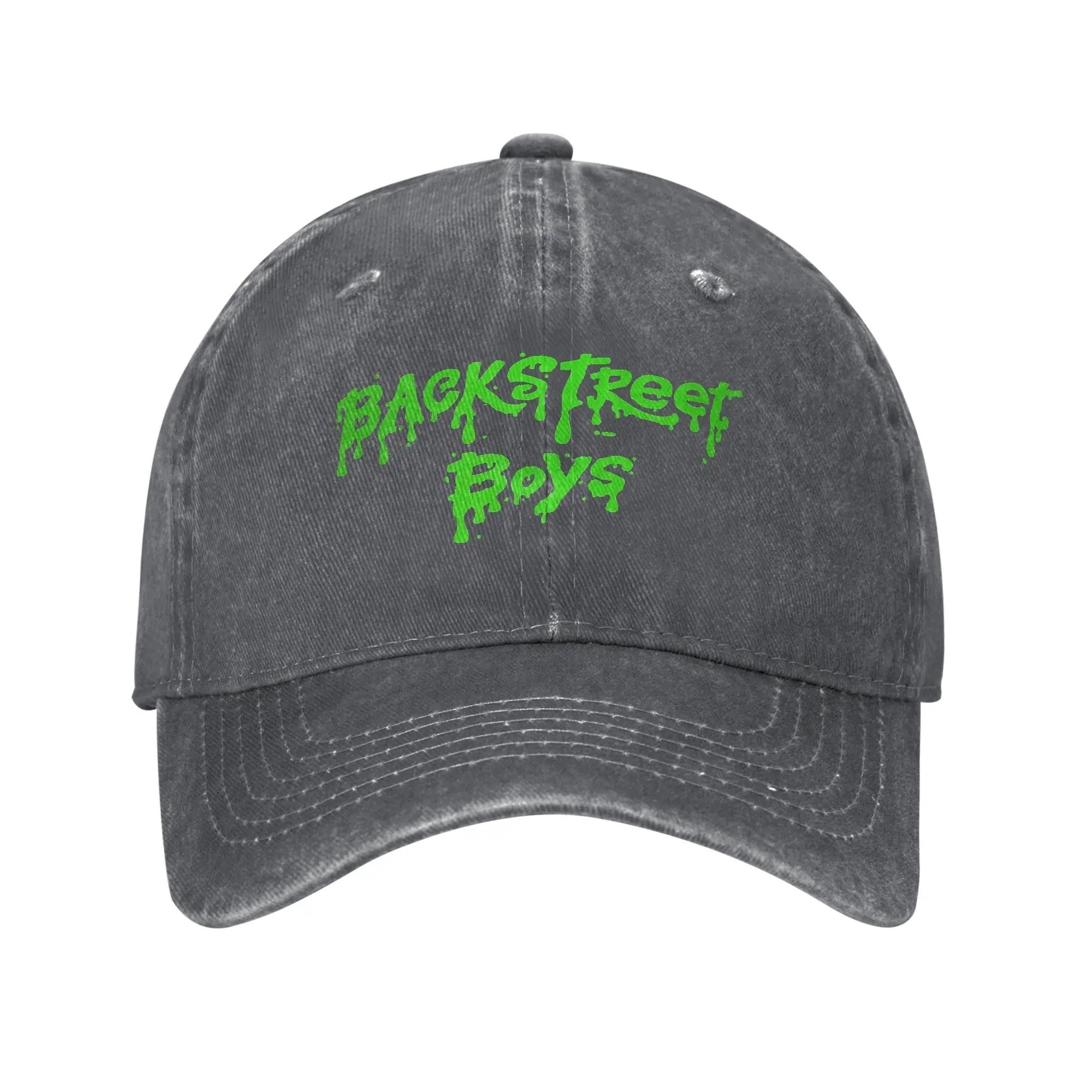 

Backstreet Boys BSB Drip Logo Unisex Women Baseball Caps Band Distressed Denim Washed Hats Cap Outdoor Adjustable Fit Snapback Hat Adjustable