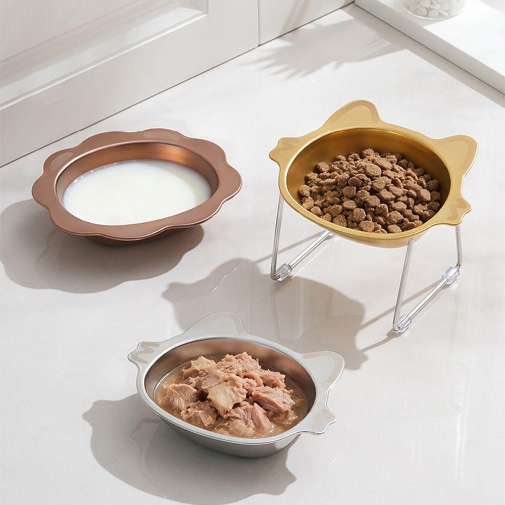 Deep Bottom Stainless Steel Dog Bowl 304 Stainless Steel Anti-slip Pet Bowl Dog Basin  Pet Feeding