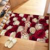 Rose Customized Name Area Rug Design for Hallway Foyer Dormitory Decorate Room Antislip Carpet Office Home Decor