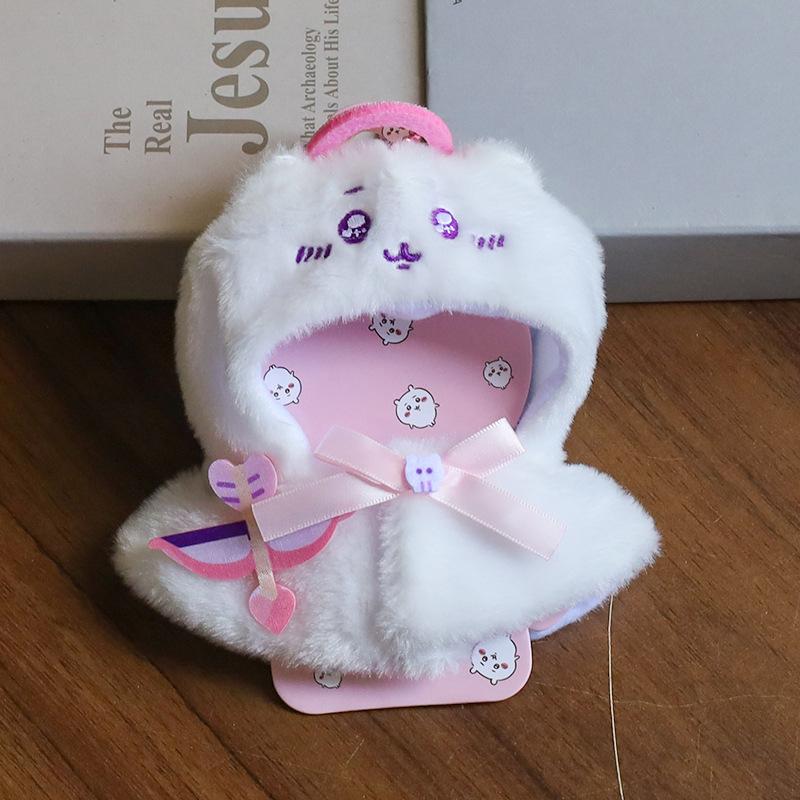15Cm  Cute Plush Doll'S Clothes Cape Skirt Suit Sitting Party  Kuromi Clothes Monsters Vinyl Labubu Clothes