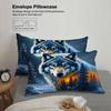 3pcs Wolf Bedding Sets 3D Printed Wildlife Pattern Anti-Slip Easy Care Durable Duvet Cover Sets With Pillowcases No Filling