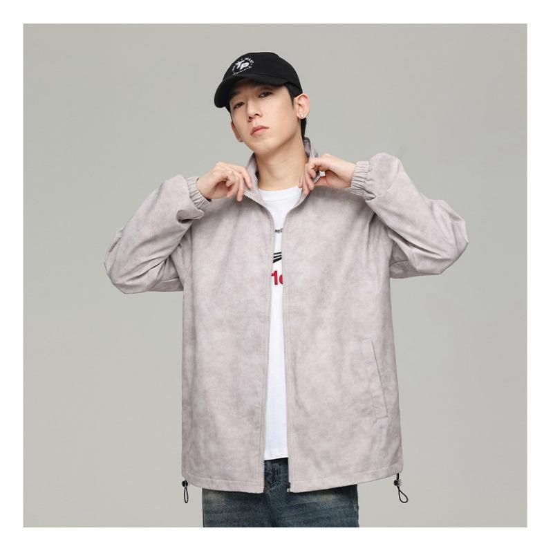 Trend Casual Coat Men's Spring and Autumn New Loose High Street Fashion Teenager Simple Jacket Tide