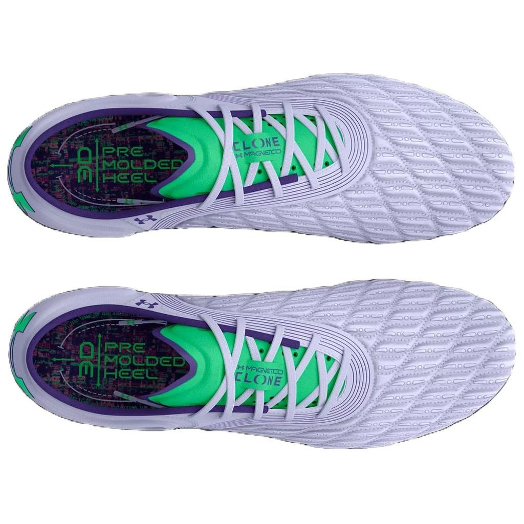 Under Armour Magnetico Elite 3 FG Celeste Vapor Green Men Sneakers Purple 3026740-501