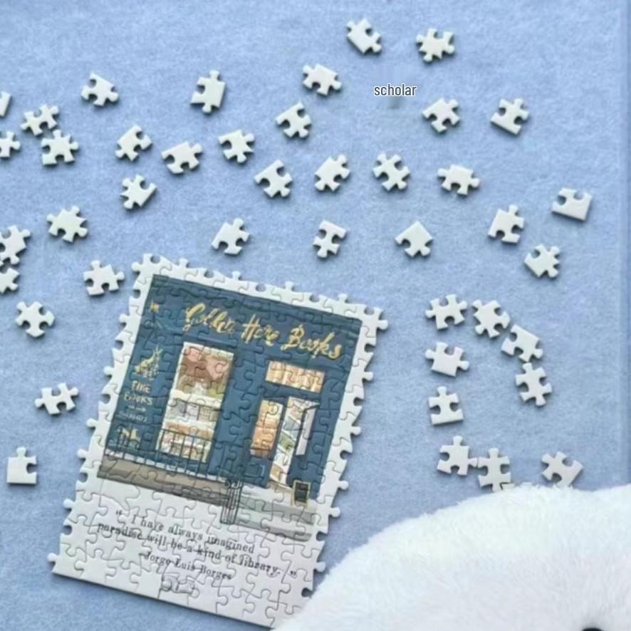 Jigsaw Puzzle Felt Board - 1000-Piece Foldable, Thickened, Handmade Mat