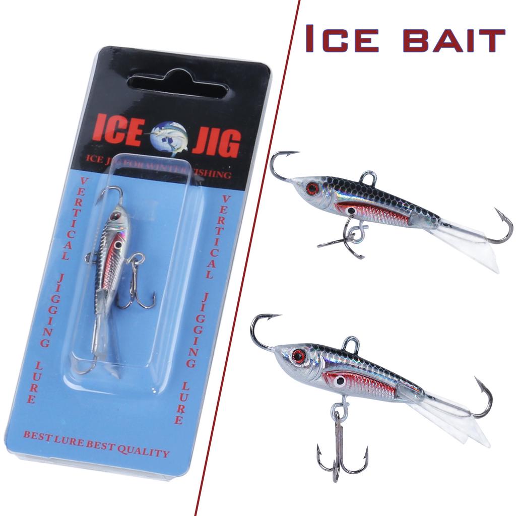 Buy Mini Ice Fishing Jig Double Eyes High Quality Full Metal Fishing