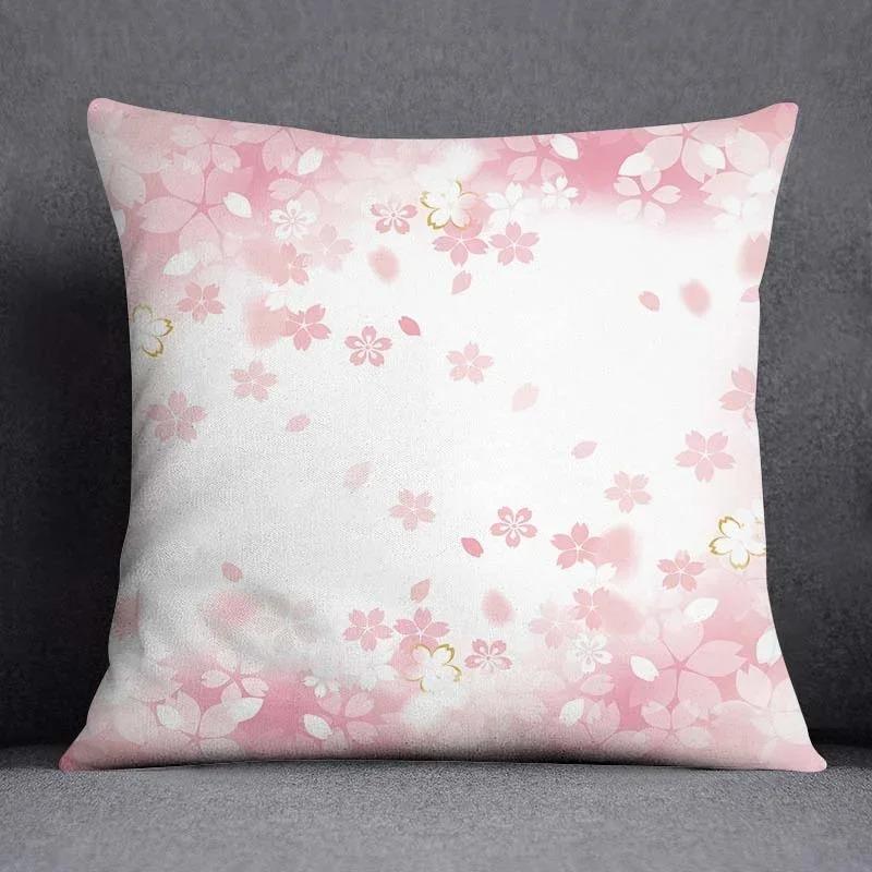 Office Living Room Home Pillowcase Flower and Sunflower Pattern Pillowcase Car Ornaments
