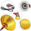 Livestock Pig Brood Warmer Heating Lamp Shade Adjustable Temperature Farm Poultry Goose Pig Cultivation Heat Preservation Lamp