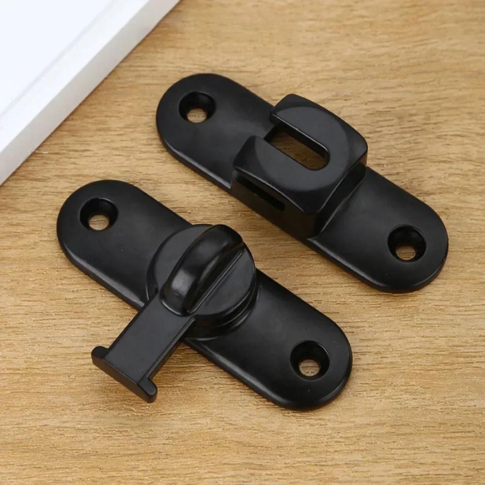 Gate Latch Sliding Barn Door Latch Zinc Alloy Gate Latches Safety Door Buckle Anti-theft Latch Hasp Lock Home Hardware
