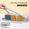 A4 Stationery Storage Bag Double-layer Mesh Zipper Bag Large Capacity School Office Supplies Stationary Bag Organizer Folders