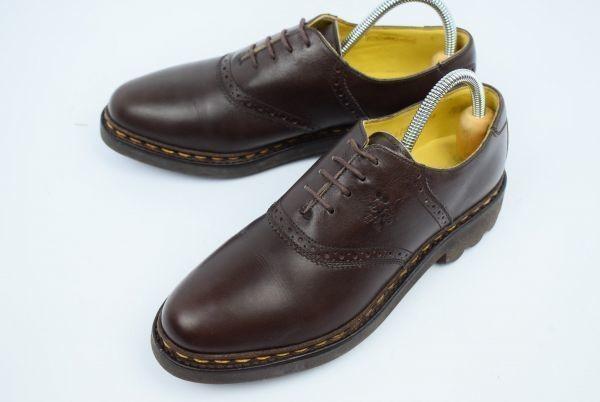 

Disney Коллаборация Микки Паттерн Дональдсон Гудьир Велт Кожаные Туфли-седло 24.0 Темно-коричневый