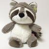 Adorable Big Tail Gray Raccoon Plush Doll Soft Stuffed Animal For Childrens Gift