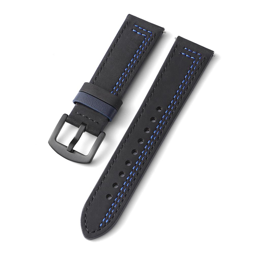 Vintage Genuine Leather Watchbands for Samsung Galaxy for Huawei Bands 22mm 20mm Women Men Cowhide Watch Band Strap Watchband