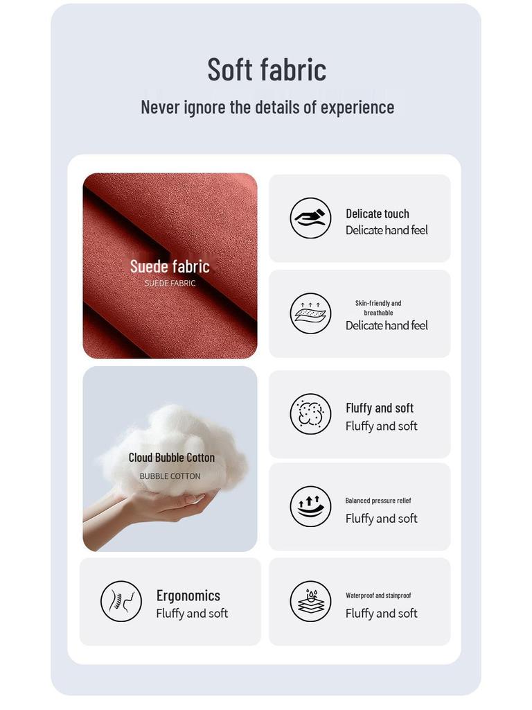 Winter Headrest & Lumbar Support Pillow for AITO M7/M9/M5 - Plush Lambswool Two-in-One Blanket