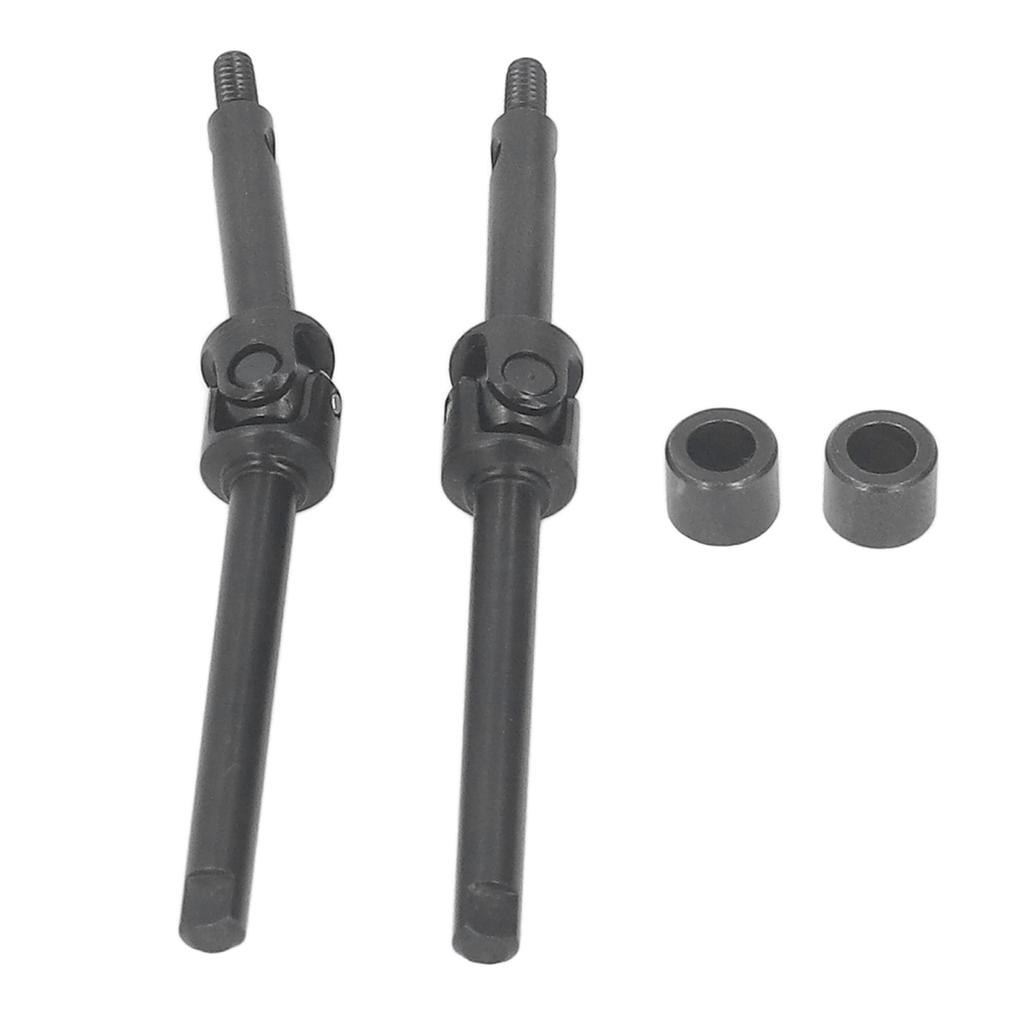 2pcs RC Car Front Rear Drive Shaft for Axial 124 for SCX24 C10 RC Car High Strength Steel RC Drive