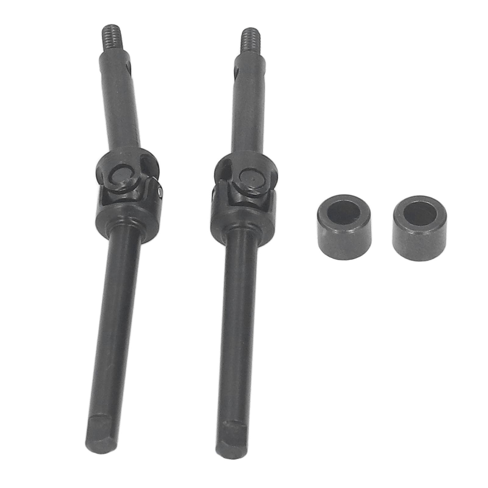 

2pcs RC Car Front Rear Drive Shaft for Axial 124 for SCX24 C10 RC Car High Strength Steel RC Drive