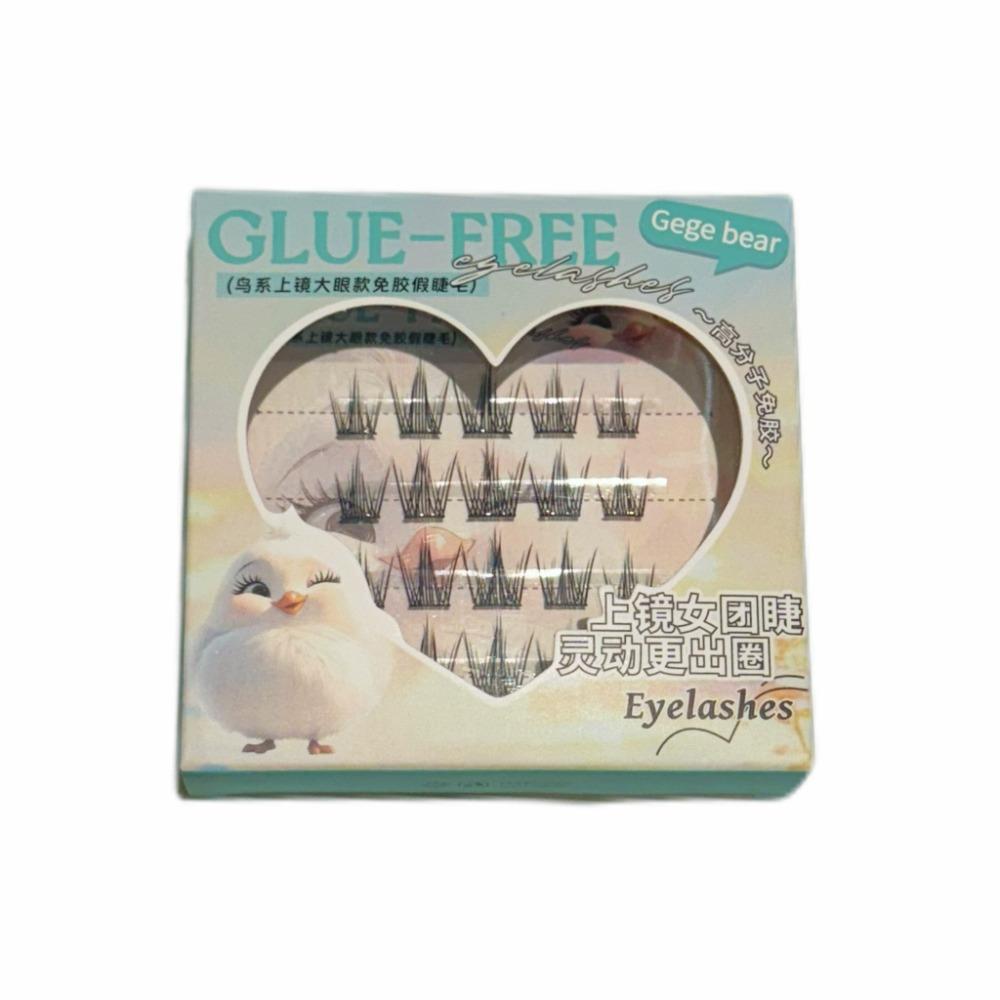 Dense Adhesive False Eyelashes Extension False Eyelash Clusters  Grafting Lashes Bird