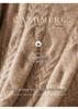 Women's High Neck Cable Knit Cashmere Sweater - Cozy, Loose Pullover for Autumn & Winter