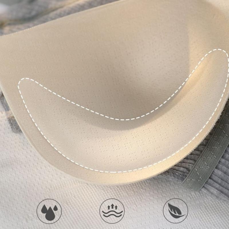 Solid Simple Girls Bras Wireless Underwear Backless Brassiere Women's Bras Trackless Push Up Bras With Pad