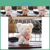 Adorable Plush Bear Keychain Soft Toy Cute Rabbit Backpack Pendant Wholesale