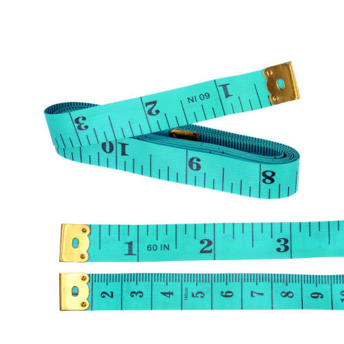uxcell Measuring Tape, Tailor/Sewist, Soft Plastic Flexible Ruler Tape Measure, Green, 1.5m, 2 Pieces