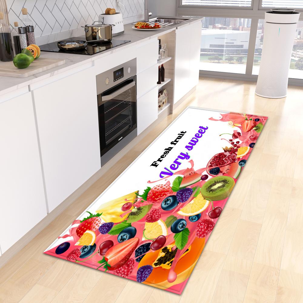 Entrance Door Mat Fruit Corridor Kitchen Mat Living Room Floor Mat Bathroom Door Household Non-slip Carpet