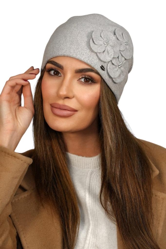 Women' Winter Wool Hat Light Gray Cameo-Ambrosia