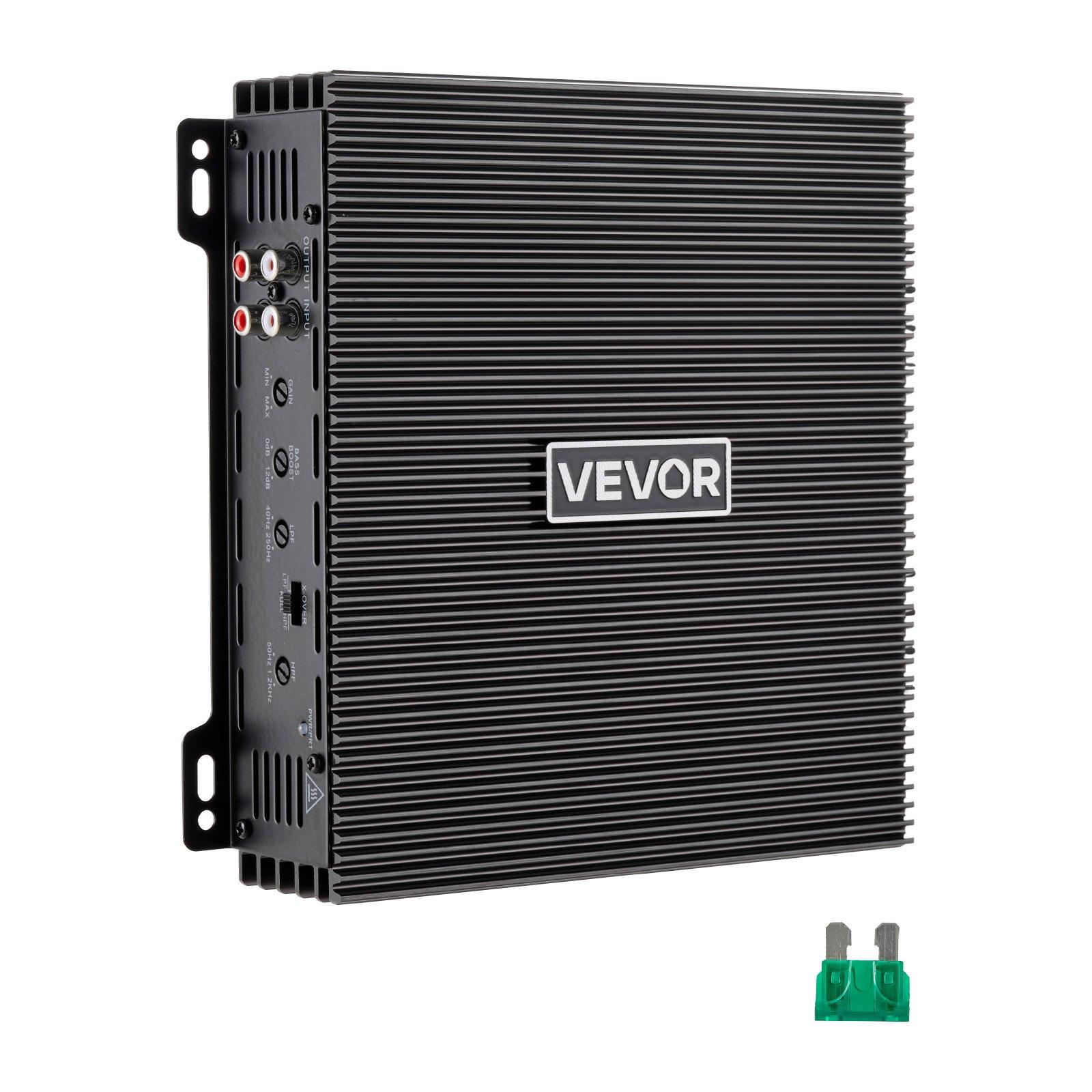 VEVOR Car Audio Amplifier, 2-Channel Bridgeable