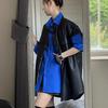 Lockeres Sommerhemd Koreanischer Stil Sonnenschutz Reine Farbe Lässige Bluse für Damen Premium Layering