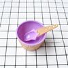 1 Pcs Ice Cream Bowl Set Double Layer Plastic Cup Creative Mixing Bowl Ice Cream Cone Shape DIY Ice Cream Tools