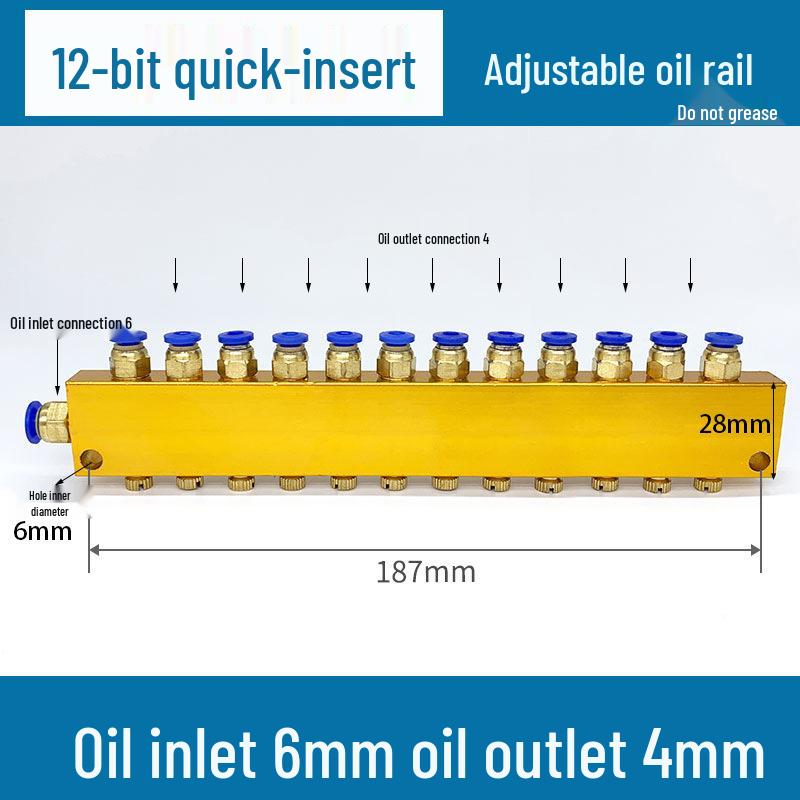 Adjustable Quick-Connect Oil Manifold & Distributor Valve