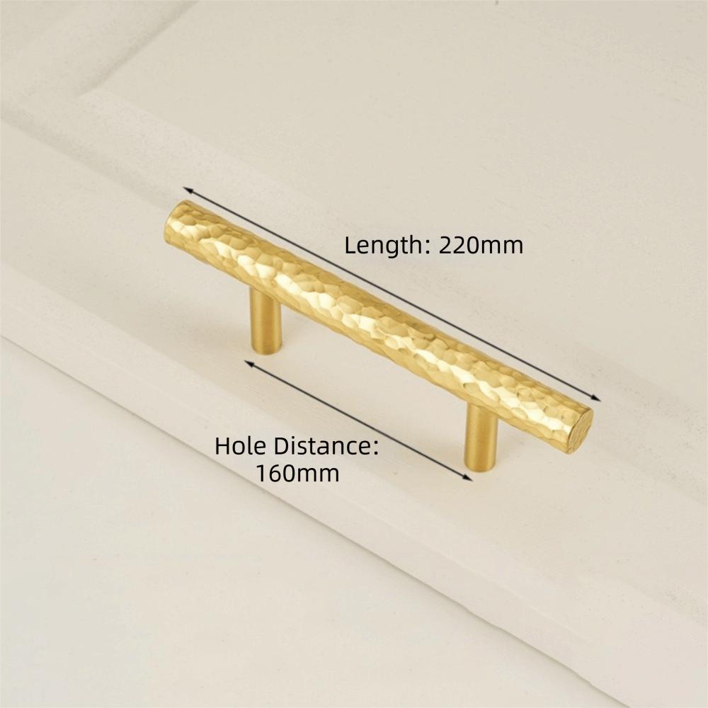 Solid Brass Material Cabinet Handles Long Handle Wardrobe Handles Wardrobe Door