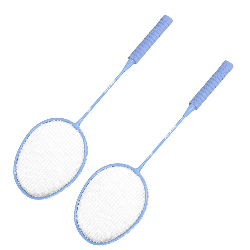 2 Player Badminton Set High Value Sponge Handle Lightweight with 1 Carry Bag 3 Shuttlecocks
