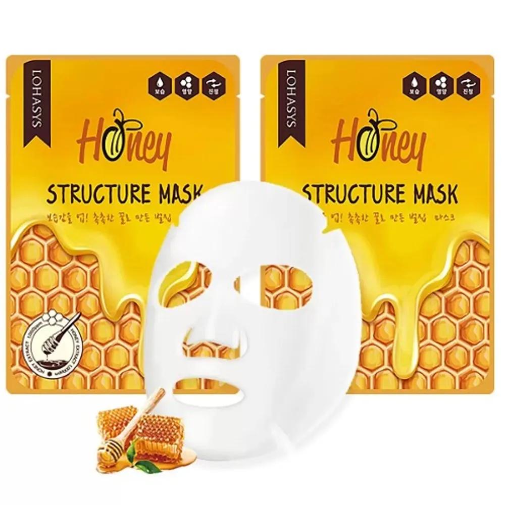 LOHASYS Honey Structure Mask 10 Sheets x 3