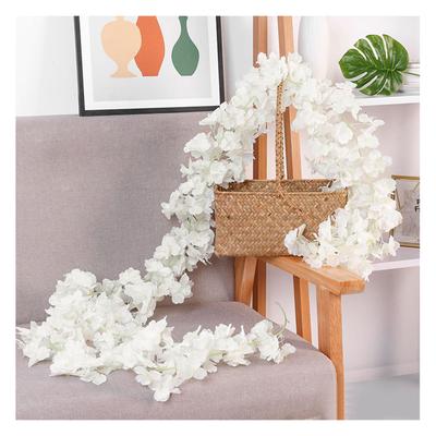 1,8 m 256 simulierte künstliche Sakura-Blumengirlande zum Aufhängen, Reben für Frühling, Zuhause, Zimmer, Hochzeit