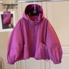 Women's Fashion Loose Fit Hooded Workwear Jacket