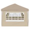 Pop Up Party Tent 575 X 288 X 245 Cm Cream