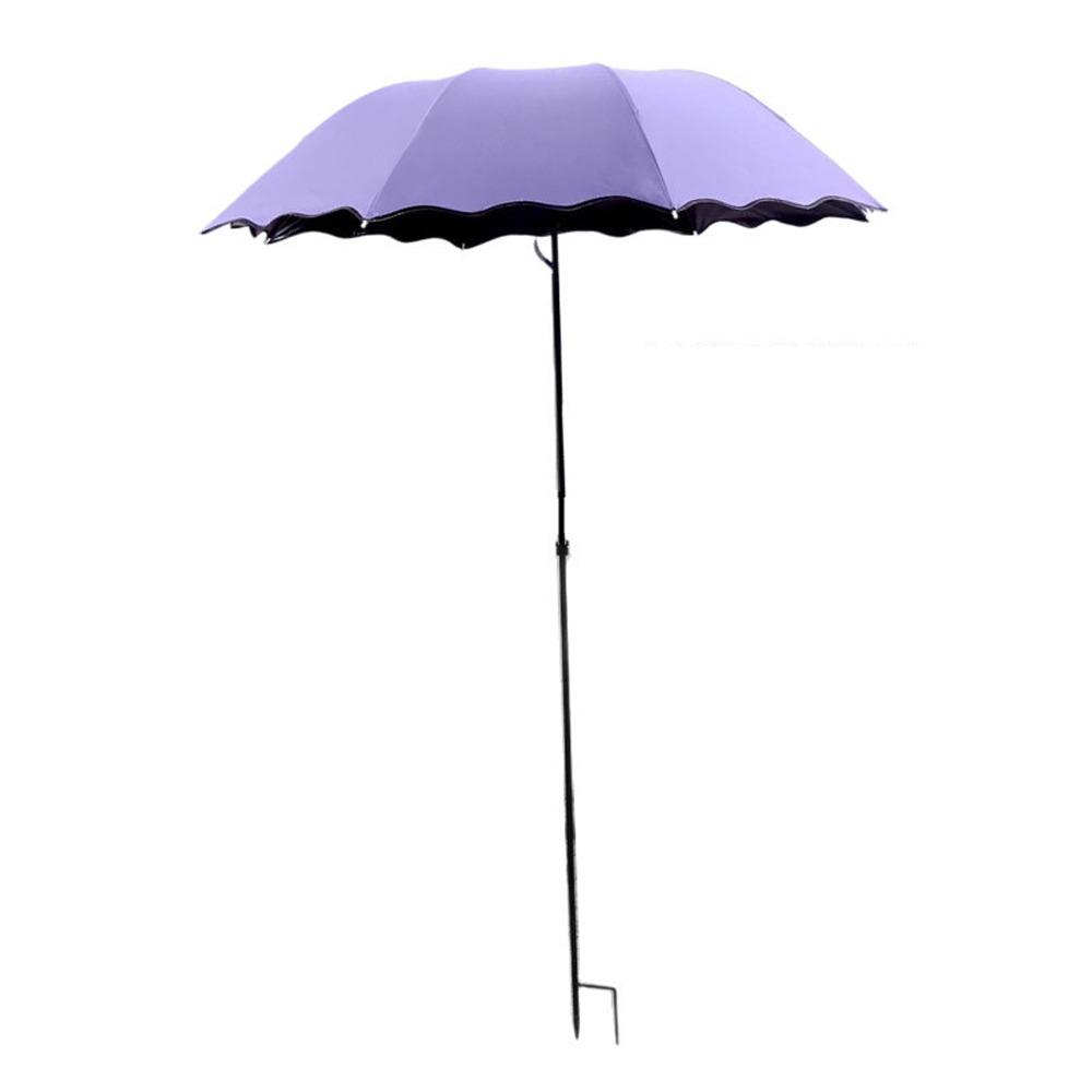 95cm Large Plant Shade Umbrella Weatherproof Cloth Plant Sunblock Cover Garden Beds фиолетовый