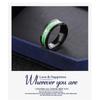 Leuchtender EKG-Ring aus Edelstahl, Versprechen, Herzschlag, leuchtender Schmuck für Männer und Frauen, Paarringe als Geschenk für Freunde