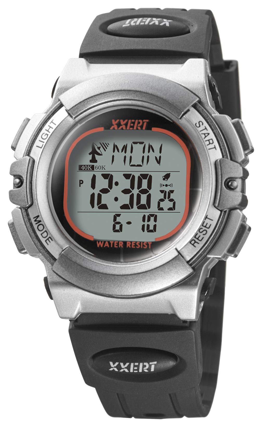 

Мужские цифровые часы NOA Precision XXW-500 SM с радиоуправлением, на солнечной батарее, с водонепроницаемым уретановым ремешком, черные