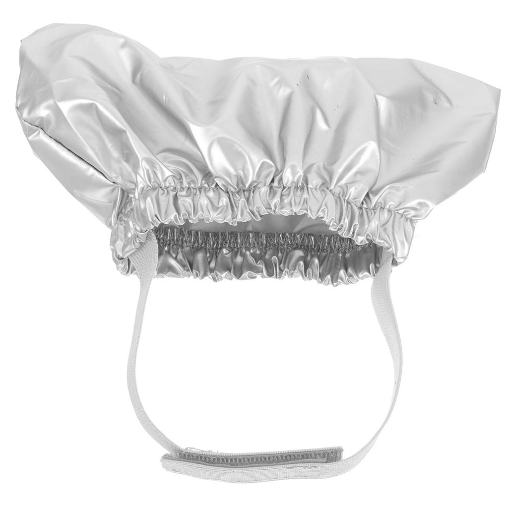 Waterproof Pet Shower Hat Satin Eva Material Reusable Bath Ear Cover for Cats Dogs Puppies Adjustable Chin Strap Comfortable
