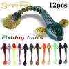 Soft Fishing Lure 12 Pieces/Lot 9cm PVC Artificial  Andrias Davidianus Soft Baits Worm  Baits
