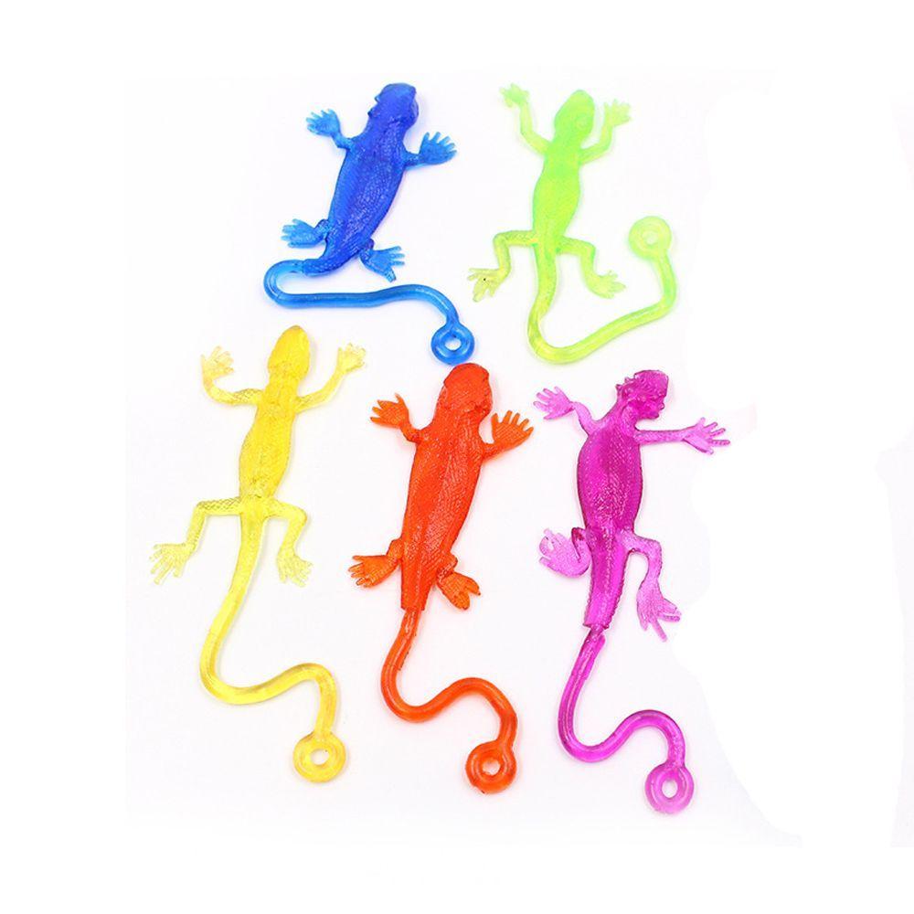 

Creative Gift Children Retractable Gadgets Gag Toy Viscous Lizard Novelty Toy разноцветный