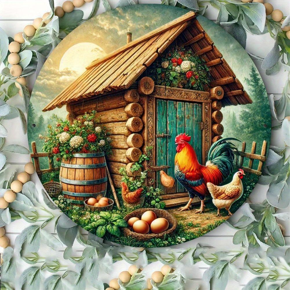 Garage Bar Metal Tin Sign Wall Decor 20x20cm