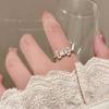 French Retro Blue Butterfly Ring Design Sense Temperament Personality Simple Cold Sense Versatile Ring