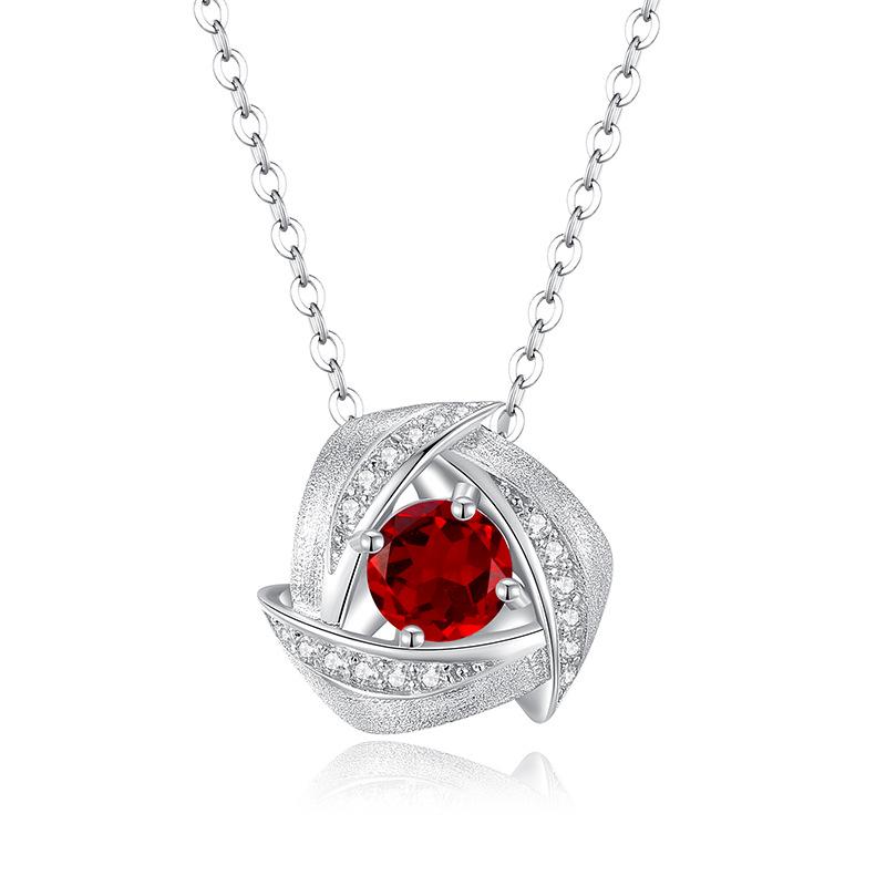 S925 Silver Star Jewelry Set, Natural Crystal Necklace Ring Earrings for Women