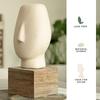 Firm Face Ecomix Sculpture 38 Cm Tall, Home Décor Showpiece Figurine for Living Room & Office, Modern Asthetic Tabletop Decorative Accent, Unique Gift