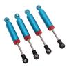 4pcs RC Shock Absorber 100mm Damper with Internal Spring for SCX10 110 RC Crawler Car Blue