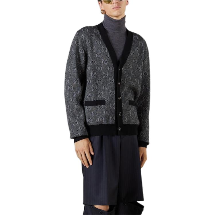 Gucci Gg Wool Jacquard Cardigan 761550-XKDK5-1230
